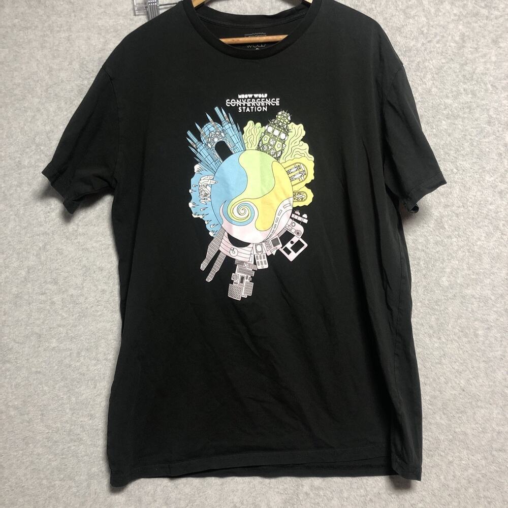Meow Wolf T Shirt Adult Sz XL Convergence Station Denver, CO. Dark Green